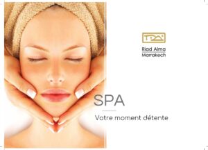 Carte Spa & Massage - Riad Alma Marrakech - Page 1